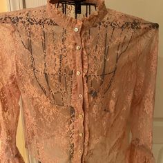 Forever 21 Pink Lacy Top Pre Owned Never Worn Lacy Pink Top With Bell Sleeves So Pretty & Sexy Pink Lace Top, Top With Bell Sleeves, Pink Lace Tops, Lacy Tops, Pink Top, Pink Lace, Pink Tops, Forever 21 Tops, So Pretty