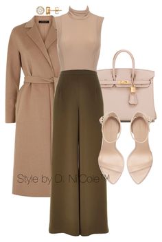 "Untitled #2996" by stylebydnicole ❤ liked on Polyvore featuring HermÃ¨s, Jaeger, River Island and Zara Costum Elegant, Outfit Modest, Stile Hijab, Pastel Outfit, فستان سهرة, 가을 패션, Work Outfits Women, Komplette Outfits