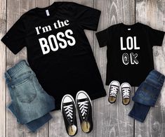 Mother Son Tshirt Ideas, Mom And Son Shirts Matching, Black Family Matching Shirt For Mother's Day, Family Matching Black Shirt, Black Matching Family Shirt, Mom And Son Shirts, Father And Son Shirts, Father Son Matching Outfits, Father Daughter Shirts