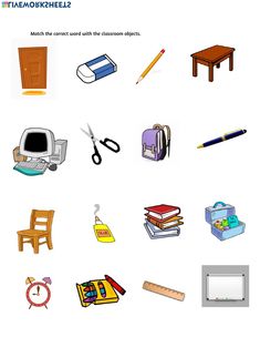 there are many different objects that can be found in this worksheet for kids