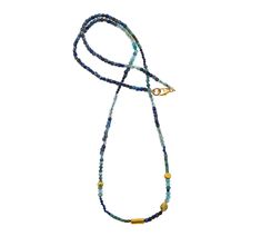 Aqua Necklace, Sky And Sea, Lapis Necklace, Aquamarine Beads, Diy Necklace, Lapis Lazuli, Aquamarine, Focal Point