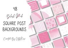 Instagram Backgrounds, Backgrounds Instagram, Pink Backgrounds, Instagram Background, Quote Template, Social Media Pack, Digital Backgrounds, Insta Stories, Post Templates