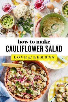 how to make cauliflower salad with love and lemons