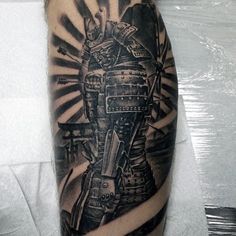 Best Samurai Tattoo Leg 2024: You Must Try Warrior Tattoos For Men, Female Warrior Tattoo, Protection Tattoo, Samurai Tattoo Design, Tattoo Leg, Wicked Tattoos, Warrior Tattoos, Asian Tattoos