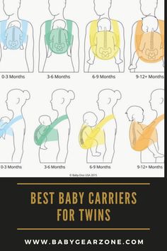 baby carriers for twins with the text best baby carriers for twins on it's back