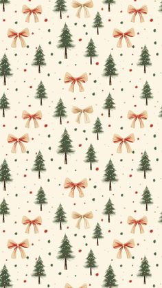 Aesthetic Christmas Pattern Wallpaper, 100 Preppy Christmas Ideas iPhone Lock Screens🎄 Christmas Wallpaper, Wrapping Paper, Trees, Wallpapers, Iphone, Christmas, White