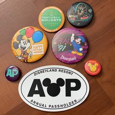 New, Never Used Any Of Them. Peter Pan Mermaids, Tramp Dog, Disney Divas, Disney Buttons, Mickey Shorts, Dumbo The Flying Elephant, Family Decals, Flying Elephant, Walt Disney Mickey Mouse