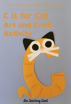 the letter c is for cat art and craft activity