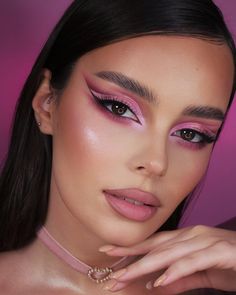 Makeup Shades, Smokey Eye, San Valentino, Makeup Looks, Pink, Make Up Looks, Natal, Make Up