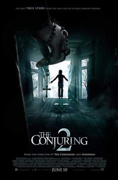 the poster for conjuring 2 karema, starring in russian and english