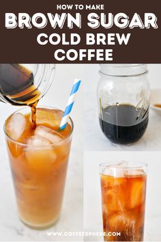 how to make brown sugar cold brew coffee