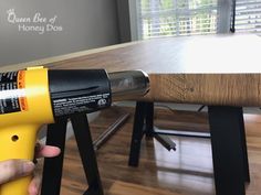 DIY an Easy Faux Reclaimed Wood Table • Queen Bee of Honey Dos Faux Wood