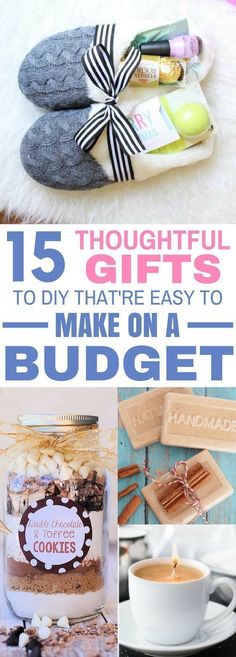 gifts that are easy to make on a budget