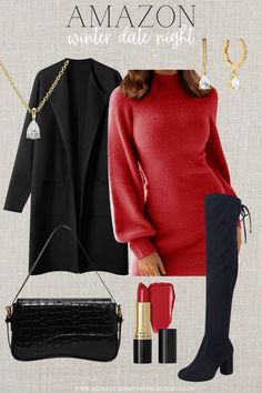 Winter outfits from Amazon for all occassions on the blog!

#winteroutfits #fallwinteroutfits #falloutfit #casualwinteroutfit #casualoutfit #trendymomoutfit #cozyoutfit #holiday #holidayparty #christmasparty #sweaterdress #boots #coat