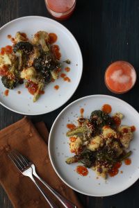 CRISPY CAULIFLOWER AND BROCCOLI WITH ASIAN DRESSING | Food Fashion Party