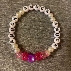 “Amuck Amuck Amuck” - Sarah Sanderson Hocus Pocus Bracelet Ideas, Sarah Sanderson, Kandi Bracelets, Horror Characters, Bracelet Ideas, Bead Bracelets, Paint Ideas, Hocus Pocus, Handmade Bracelet