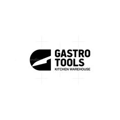 the logo for gastrools kitchen warehouse, which has been designed to look like it is