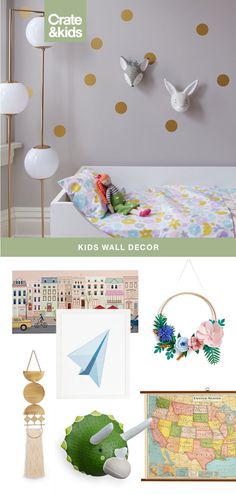 Give the walls of your kid’s bedroom a touch of personality with our collection of kids wall decor. With wall art, decals, mirrors and more, it’s enough to make the floor a little jealous. Toddler Bedroom Girl, Toddler Bedroom, Toddler Bedrooms, White Living Room, Art Decals