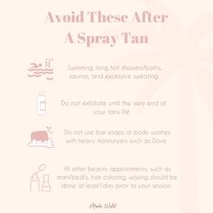 Post Spray Tan Tips, Spray Tan Benefits, Spray Tan Business Name Ideas, Spray Tanning Tips, Spray Tan Content Ideas, Spray Tan Posts, Spray Tan Marketing Social Media, Spray Tan Room Ideas, Spray Tan Shades