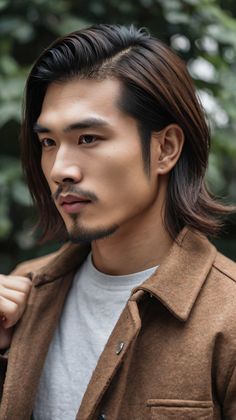 Discover the Best Asian Men Hairstyle Trends for Long Hair and Short Fade Looks Face Asian, Rectangular Face