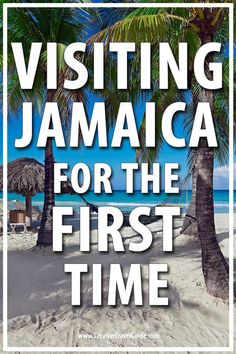 the words visiting jamaica for the first time