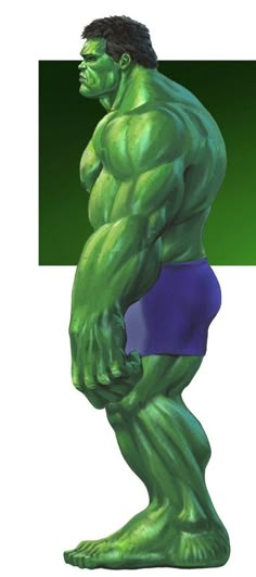 an image of a man in the form of a hulk with his hands on his hips