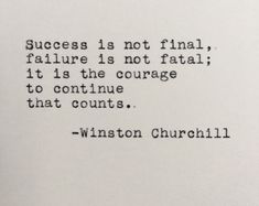 Elizabeth Edwards Inspirational Quote Made on Typewriter - Etsy Winston Churchill Quotes, Success Quote, Senior Quotes, Winston Churchill, Quotable Quotes, Wise Quotes, Churchill, Blank Greeting Cards, Typewriter