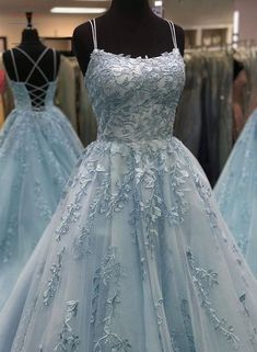 Dresses With Appliques, Prom Evening Dresses, School Dance Dresses, Robes D'occasion, Prom Dresses Long Lace, Winter Formal Dresses, Spaghetti Strap Prom Dress, 파티 드레스, Plus Size Formal