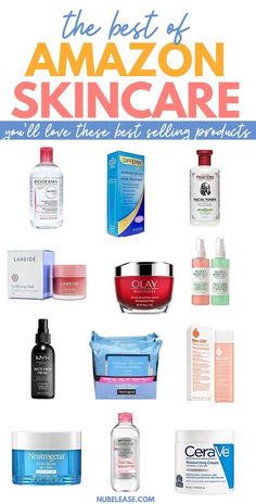 The Best of Amazon Skincare.  You'll love these best selling Amazon Skincare Products! Mario Badescu Facial Spray, Prime Skin, Neutrogena Makeup, Drugstore Skincare, Olay Regenerist, Best Amazon