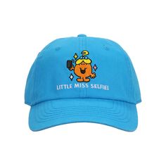 Complete your look in a fun way with this Women's Little Miss Selfie Meme Baseball Hat. Complete your look in a fun way with this Women's Little Miss Selfie Meme Baseball Hat. FEATURES 4-in. brim Structured baseball cap 7-in. inner circumference Snapback Curved brimFABRIC & CARE Polyester Spot clean Imported Size: One Size. Color: Blue. Gender: female. Age Group: adult. Playful Blue Cotton Hats, Fun Blue Baseball Cap One Size Fits Most, Blue Fun Baseball Cap One Size, Blue Novelty Hat, One Size Fits Most, Cute Blue Baseball Cap With Curved Brim, Fun Cotton Dad Hat, Fun Blue Cotton Hat, Fun Blue Baseball Cap, Fun Blue Hat With Curved Brim