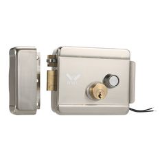 an image of a door lock on a white background