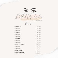 Starting Lash Prices, Eyelash Extensions Name Ideas, Lashing Business Names, Lashes Names Ideas Business, Eyelash Extension Business Names, Business Name Ideas For Lashes, Eyelash Extensions Price List