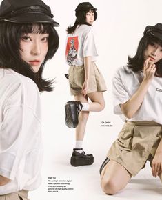 Pose Mode, 일본 패션, Photographie Portrait Inspiration, Model Pose, Foto Poses, Human Poses, Baggy Pants, Pose Reference Photo