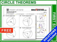 the circles worksheet is shown with instructions to make them look like they are in different