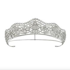 a tiara is shown on a white background