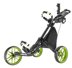 an image of a golf cart with wheels on the front and back wheel in green