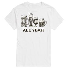 Tap into your intoxicating sense of style with this men's beer graphic tee. Tap into your intoxicating sense of style with this men's beer graphic tee. FEATURES Crewneck Short sleeveFIT & SIZING Classic fitFABRIC & CARE Cotton, polyester Machine wash Imported Size: L Tall. Color: White. Gender: male. Age Group: adult. Mens Garage, Bar Shirts, Beer Graphic, Beer Art, Beer Fest, Ready Set Go, Big & Tall, This Man, Fabric Care