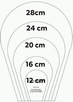 six sizes of white paper with measurements for each one in the center and two on the bottom