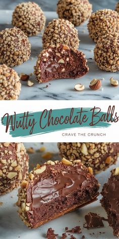 Decadent Nutty Chocolate Truffles