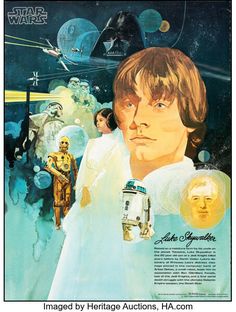 an advertisement for the star wars movie