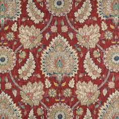 Waverly Castleford Garnet Fabric Waverly Fabric, Basement Apartment, Print Design Pattern, Pattern Matching, Valances, Paisley Design, Blue Paisley, Patterned Fabric, Pattern Names