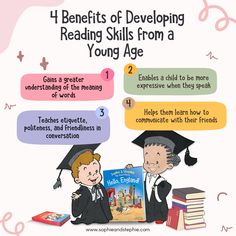 four benefits of developing reading skills from a young age