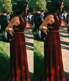 Cheap Prom Dresses Uk, Maroon Bridesmaid, Maroon Bridesmaid Dresses, Burgundy Evening Dress, 2 Piece Prom Dress, Halter Prom Dresses, Spaghetti Strap Prom Dress, Burgundy Prom Dress, Dress Chiffon