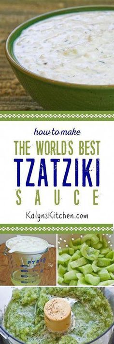 the world's best tzatzki sauce is made with only three ingredients