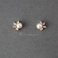 Dainty Cubic Zirconia Flower Earrings For Wedding, Second Stud Earrings, Second Stud, Earrings Bride, Fashion Terms, Ear Ring, Aesthetic Jewelry, Bride Jewelry