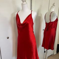 Satin Red Slip Dress Belted Tie Back Mini Dress For Valentine’s Day Or Date Night Motel Rocks Dress, Slip Mini Dress, Red Slip Dress, Dresses Satin, Motel Rocks, Dress Satin, Belted Dress, Tie Backs, Tie Back