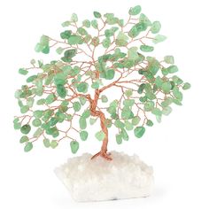 PRICES MAY VARY. GEMSTONE BONSAI TREE: Our Crystal bonsai money tree is handmade of natural Gemstone and hand selected with high energy gem-grade Crystals which hand -twisted with copper wire. It’s also called "Wishing Tree", This Gemstone Tree is Good for Home Decor with chakra Crystal Healing,Improve career luck as well as an excellent Feng Shui for those who are in managerial positions . Put it in your living room or office. It will help you attract wealth and prosperity, success, and all goo Feng Shui Money Tree, Feng Shui Tree, Crystal Tree Of Life, Gem Tree, Jade Tree, Gemstone Tree, Heart Chakra Healing, Real Green, Feng Shui Decor