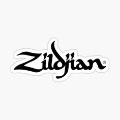 the word ziljaan on a white background sticker