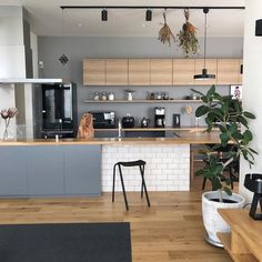 the kitchen is clean and ready for us to use in the day or night time