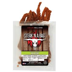 Steak 'N A Bag - 14 Bold Flavors - Runnin Wild Foods Beef Jerky Seasoning, Sweet N Spicy, Jalapeno Cheddar, Food Log, Honey Glaze, Sour Cream And Onion, High Fructose Corn Syrup, Beef Jerky, Wild Food